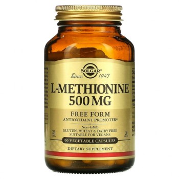 Solgar L-Methionine 500mg (90 caps)