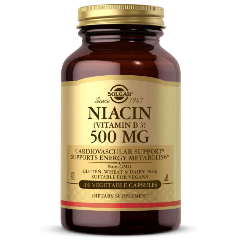 Solgar Niacin 500mg (100 caps) Solgar Niacin 500mg (100 caps)