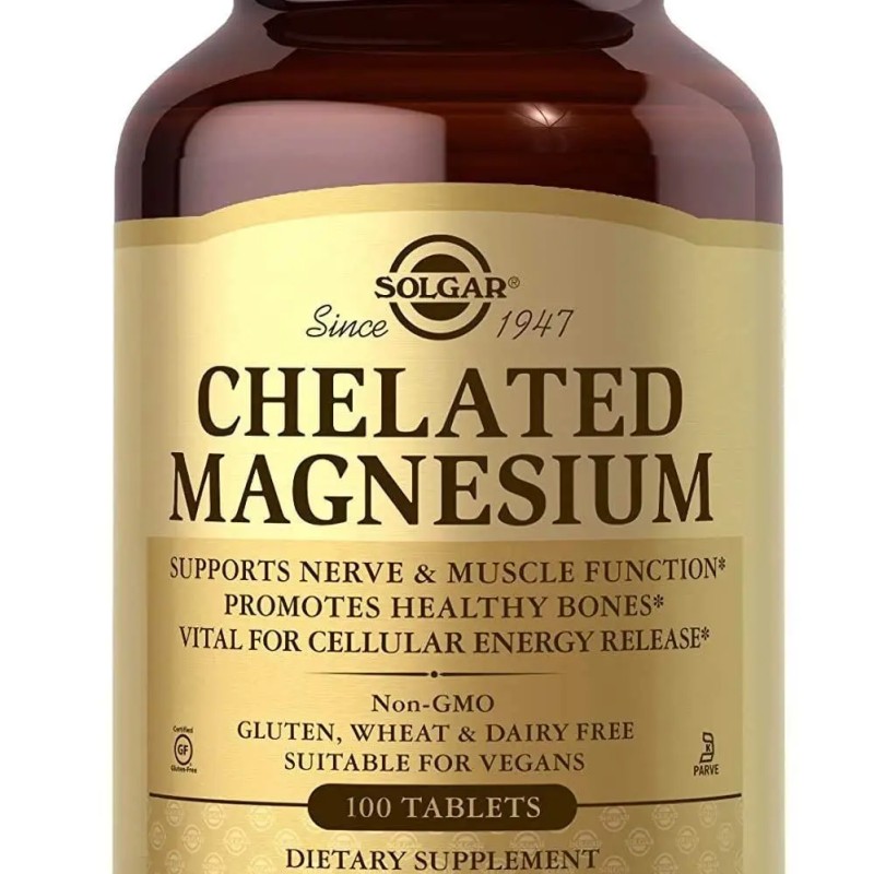 Solgar Chelated Magnesium (100 tabs) Solgar Chelated Magnesium (100 tabs)