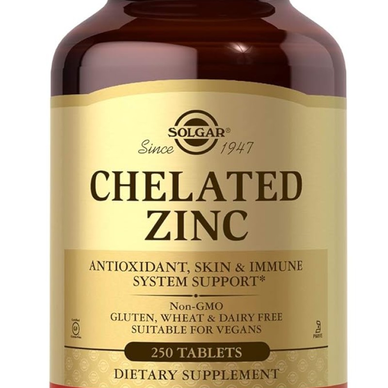 Solgar Chelated Zinc (250 tabs) Solgar Chelated Zinc (250 tabs)