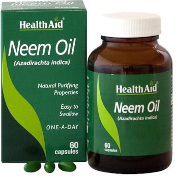 Health Aid Neem Oil Caps (60 caps)