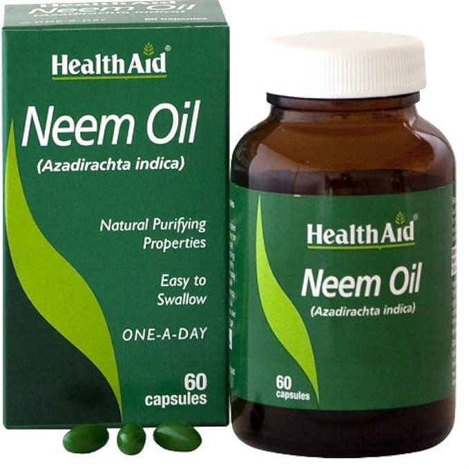 Health Aid Neem Oil Caps (60 caps)