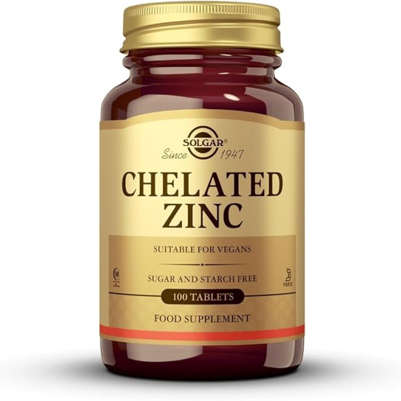 Solgar Chelated Zinc (100 tabs) Solgar Chelated Zinc (100 tabs)