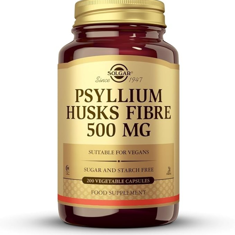 Solgar Psyllium Husks Fibre 500mg (200 caps) Solgar Psyllium Husks Fibre 500mg (200 caps)