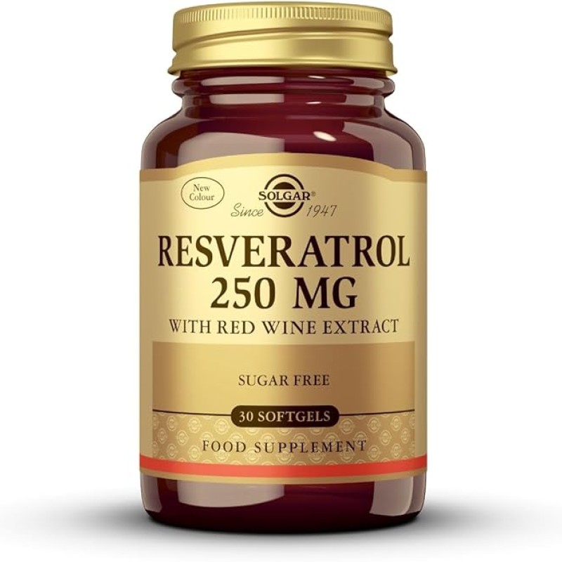 Solgar Resveratrol 250mg (30 Softgels) Solgar Resveratrol 250mg (30 Softgels)