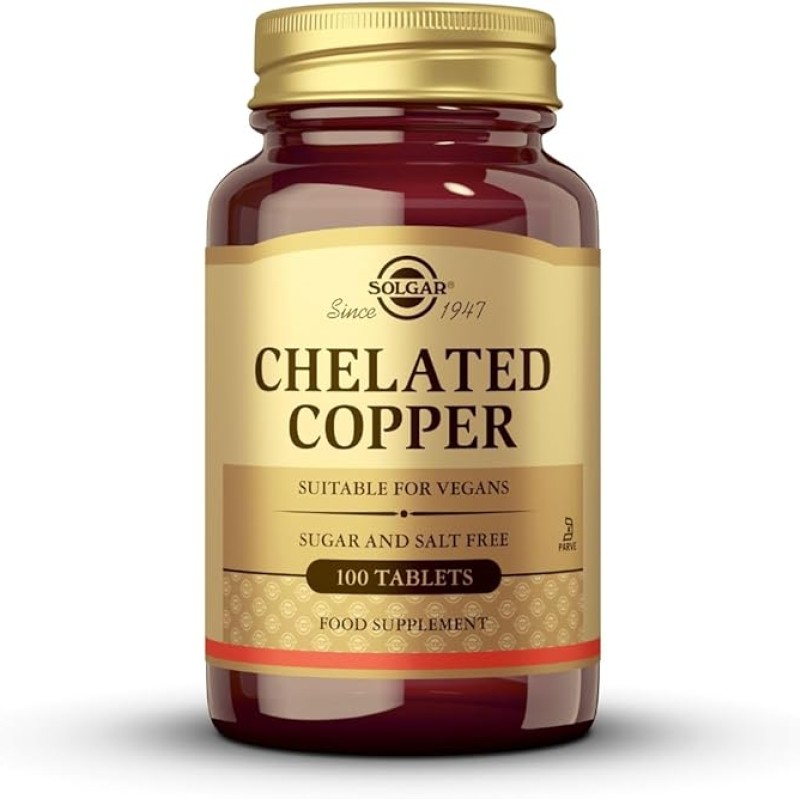 Solgar Chelated Copper (100 tabs) Solgar Chelated Copper (100 tabs)