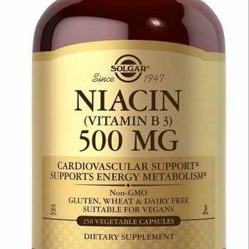 Solgar Niacin 500mg (250 caps)
