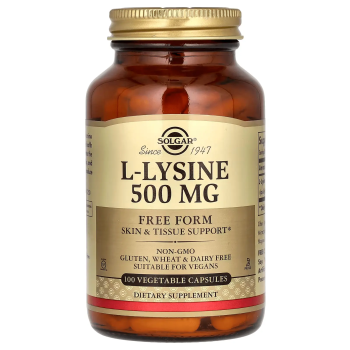 Solgar L-Lysine 500mg (100 caps)