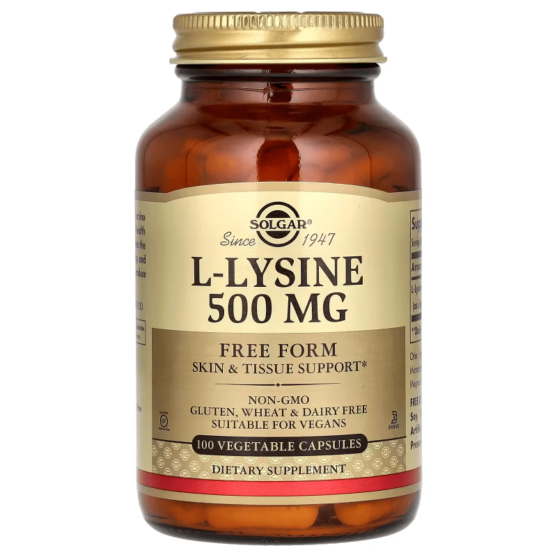 Solgar L-Lysine 500mg (100 caps) Solgar L-Lysine 500mg (100 caps)