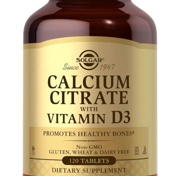 Solgar Calcium Citrate with Vit D3 (120 tabs)