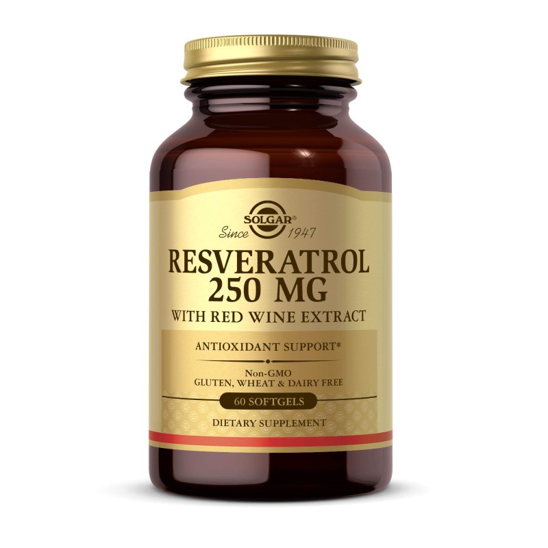 Solgar Resveratrol 250mg (60 Softgels) Solgar Resveratrol 250mg (60 Softgels)