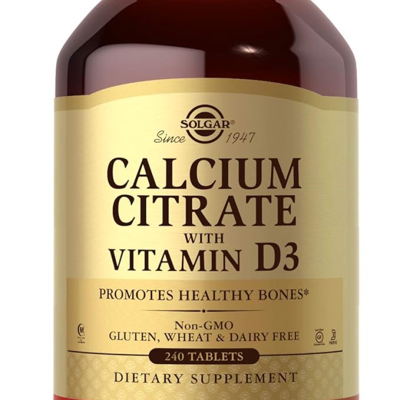 Solgar Calcium Citrate with Vit D3 (240 tabs) Solgar Calcium Citrate with Vit D3 (240 tabs)