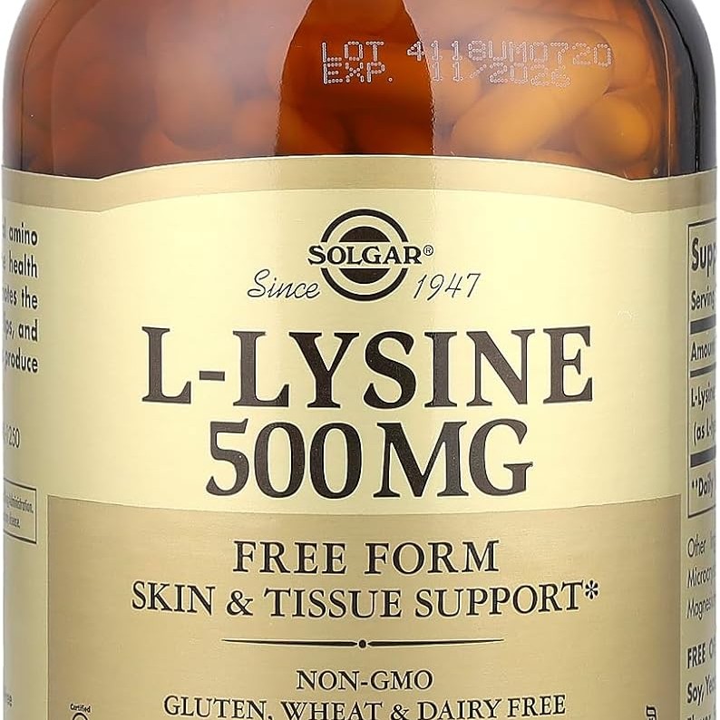 Solgar L-Lysine 500mg (250 caps)