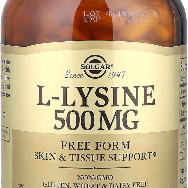 Solgar L-Lysine 500mg (250 caps) Solgar L-Lysine 500mg (250 caps)