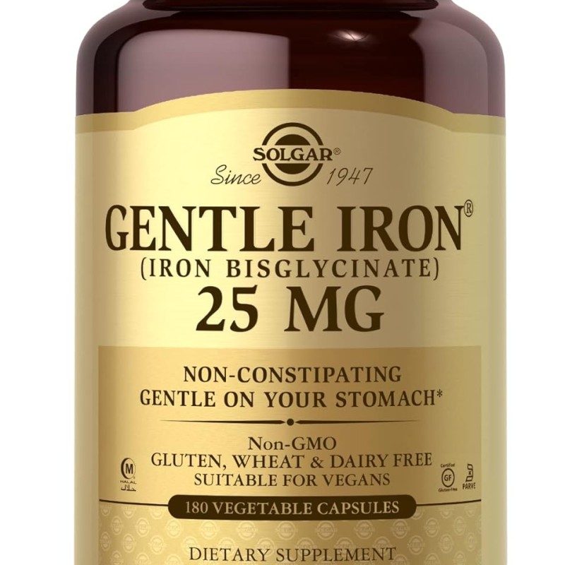 Solgar Gentle Iron 25mg (180 caps) Solgar Gentle Iron 25mg (180 caps)