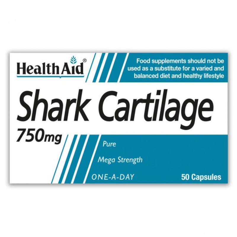 Health Aid Shark Cartilage 750mg (50 caps) Health Aid Shark Cartilage 750mg (50 caps)