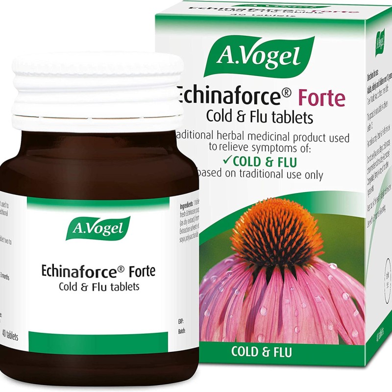 A.Vogel Echinaforce Forte Cold and Flu Tabs 1200mg (40 tabs) A.Vogel Echinaforce Forte Cold and Flu Tabs 1200mg (40 tabs)