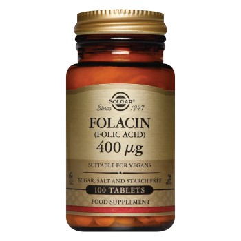 Solgar Folacin (Folic Acid) 400mg (100 tabs)