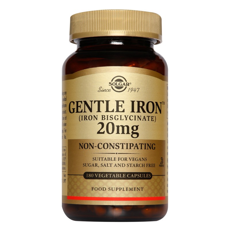 Solgar Gentle Iron 20mg (180 caps) Solgar Gentle Iron 20mg (180 caps)