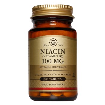 Solgar Niacin 100mg (100 tabs)