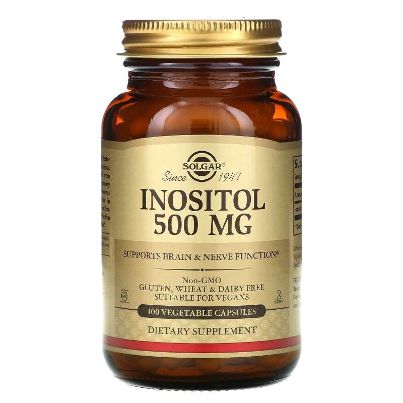 Solgar Inositol 500mg (100 caps) Solgar Inositol 500mg (100 caps)