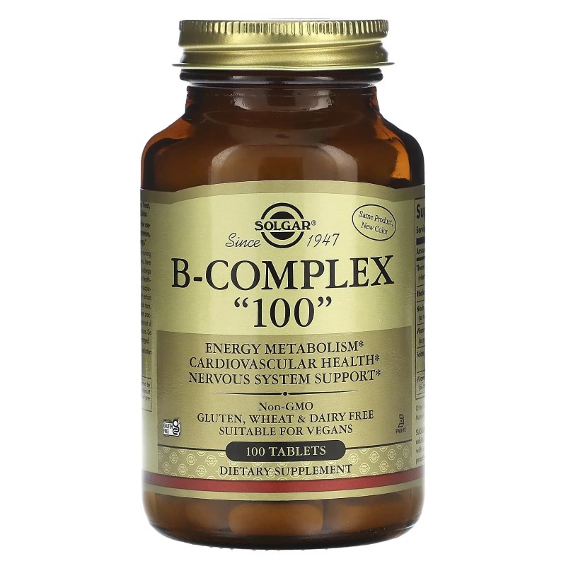 Solgar B-Complex '100' (100 tabs) Solgar B-Complex '100' (100 tabs)