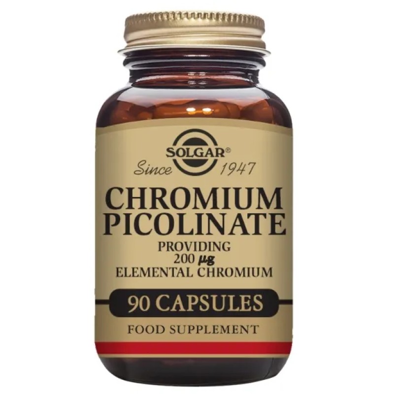 Solgar Chromium Picolinate 200ug (90 caps) Solgar Chromium Picolinate 200ug (90 caps)